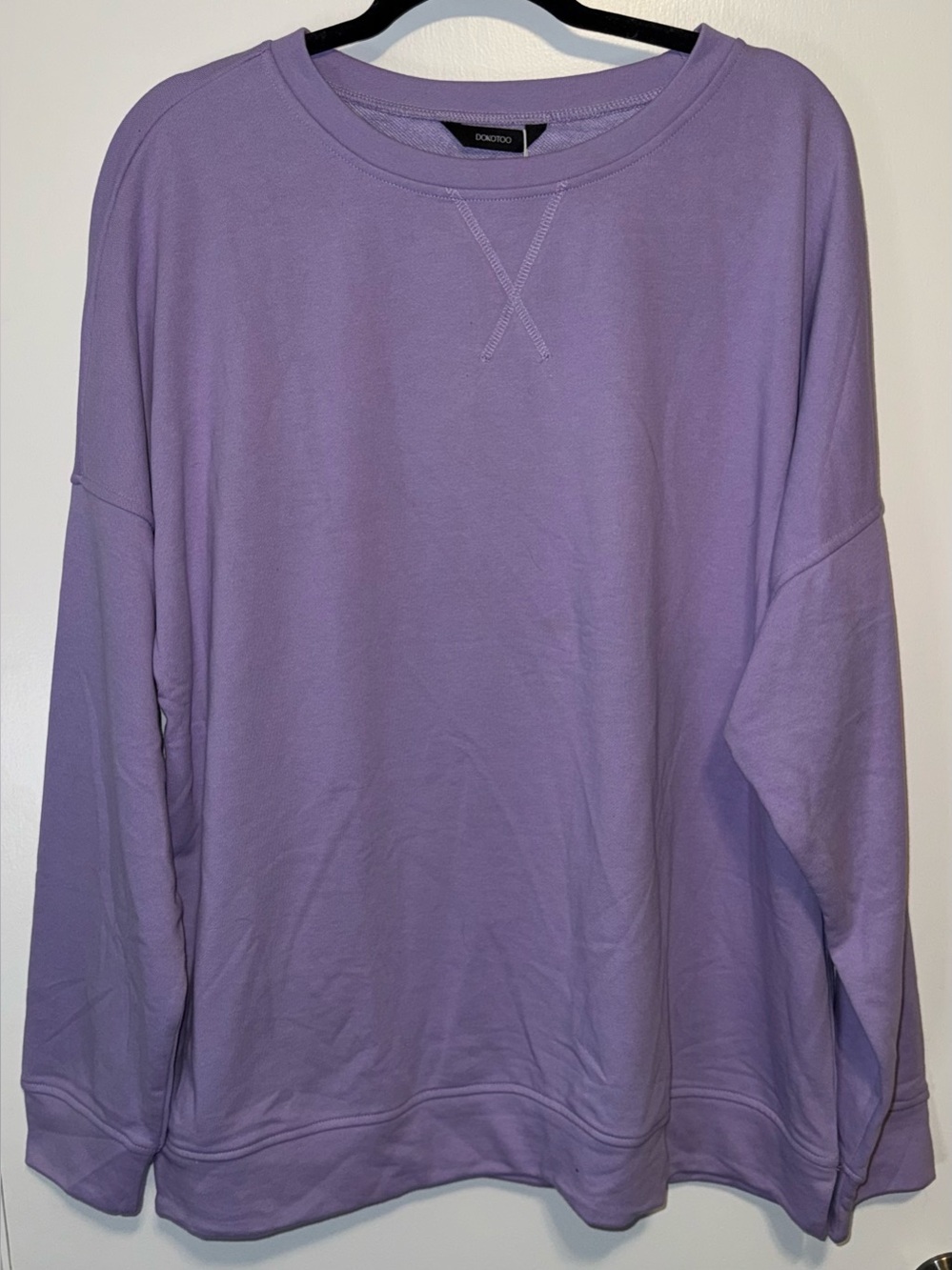 Dokotoo Lavender Crewneck Sweatshirt